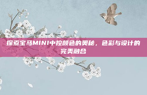 探索宝马MINI中控颜色的奥秘,色彩与设计的完美融合