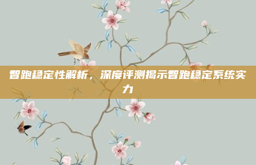 智跑稳定性解析，深度评测揭示智跑稳定系统实力