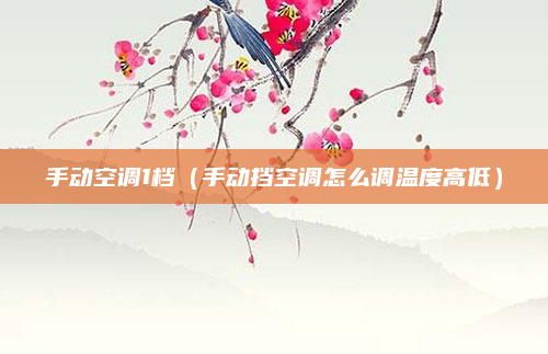 手动空调1档（手动挡空调怎么调温度高低）