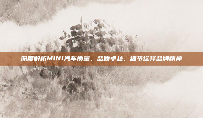 深度解析MINI汽车质量，品质卓越，细节诠释品牌精神