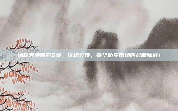 揭秘奔驰新款S级,价格公布,豪华轿车市场的最新标杆!