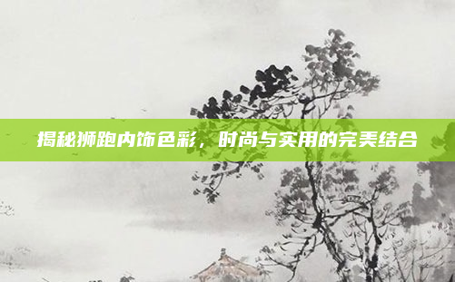 揭秘狮跑内饰色彩,时尚与实用的完美结合