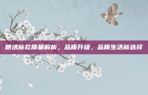 朗逸新款质量解析，品质升级，品质生活新选择