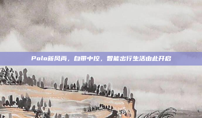 Polo新风尚，自带中控，智能出行生活由此开启