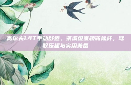 高尔夫1.4T手动舒适，紧凑级家轿新标杆，驾驭乐趣与实用兼备