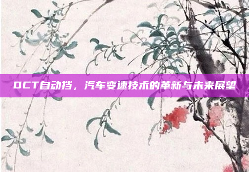 DCT自动挡，汽车变速技术的革新与未来展望