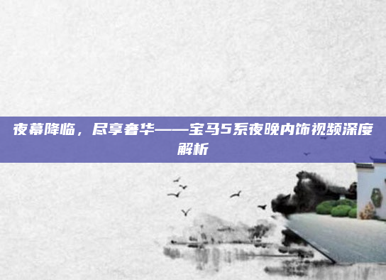 夜幕降临，尽享奢华——宝马5系夜晚内饰视频深度解析