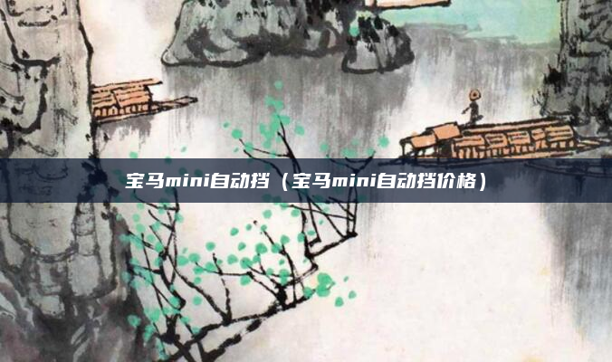 宝马mini自动挡（宝马mini自动挡价格）