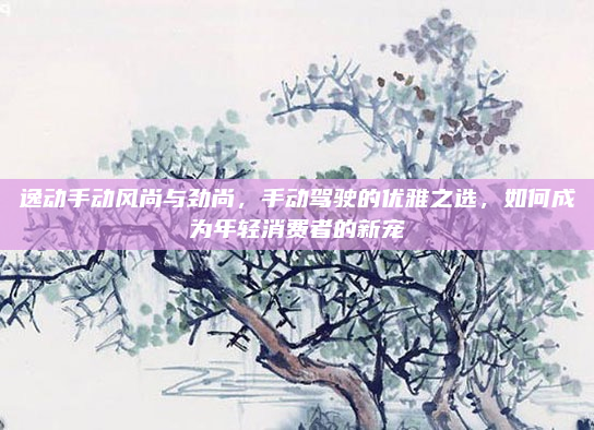 逸动手动风尚与劲尚，手动驾驶的优雅之选，如何成为年轻消费者的新宠