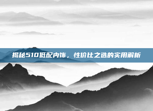 揭秘510低配内饰,性价比之选的实用解析