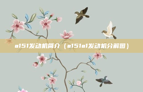 a151发动机简介（a151a1发动机分解图）