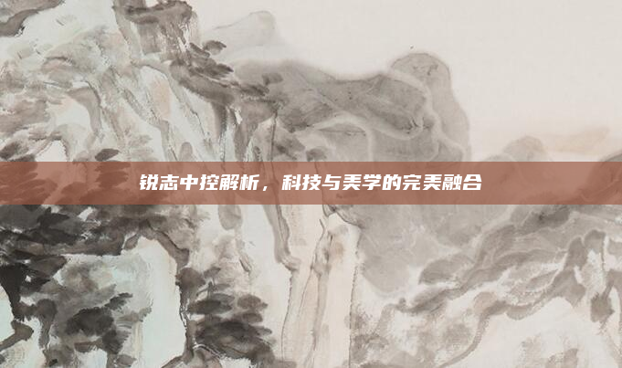 锐志中控解析，科技与美学的完美融合