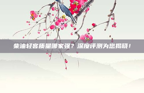 柴油轻客质量哪家强？深度评测为您揭晓！
