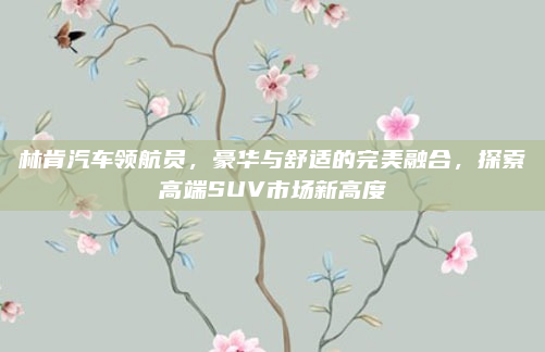 林肯汽车领航员，豪华与舒适的完美融合，探索高端SUV市场新高度