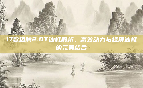 17款迈腾2.0T油耗解析，高效动力与经济油耗的完美结合