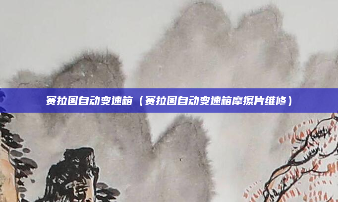 赛拉图自动变速箱（赛拉图自动变速箱摩擦片维修）