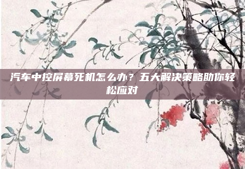 汽车中控屏幕死机怎么办？五大解决策略助你轻松应对