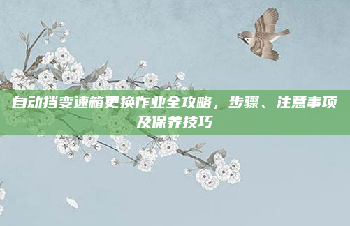 自动挡变速箱更换作业全攻略,步骤、注意事项及保养技巧