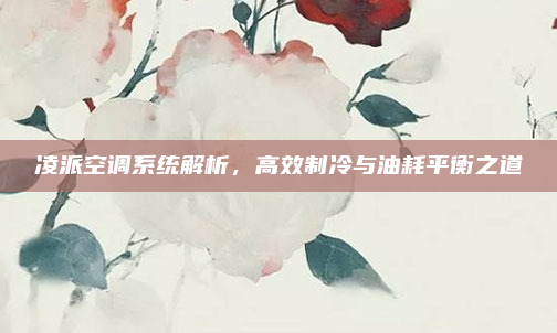 凌派空调系统解析，高效制冷与油耗平衡之道