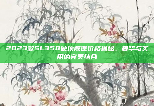 2023款SL350硬顶敞篷价格揭秘，奢华与实用的完美结合