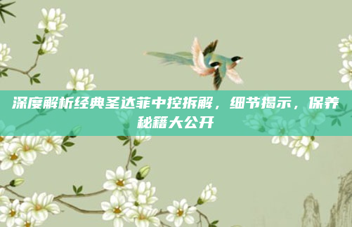 深度解析经典圣达菲中控拆解，细节揭示，保养秘籍大公开