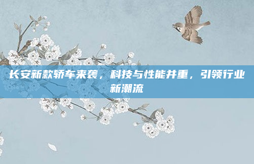 长安新款轿车来袭，科技与性能并重，引领行业新潮流