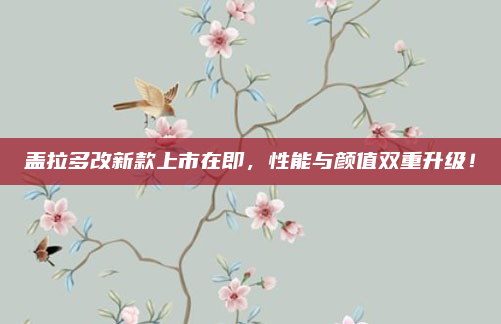 盖拉多改新款上市在即，性能与颜值双重升级！