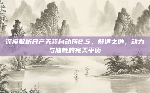 深度解析日产天籁自动挡2.5，舒适之选，动力与油耗的完美平衡