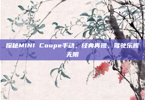 探秘MINI Coupe手动，经典再现，驾驶乐趣无限