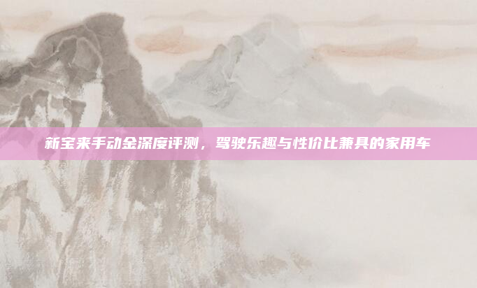 新宝来手动金深度评测,驾驶乐趣与性价比兼具的家用车