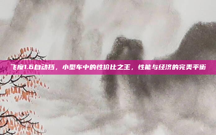 飞度1.6自动挡,小型车中的性价比之王,性能与经济的完美平衡