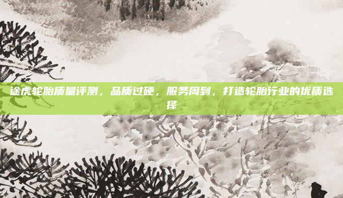 途虎轮胎质量评测，品质过硬，服务周到，打造轮胎行业的优质选择