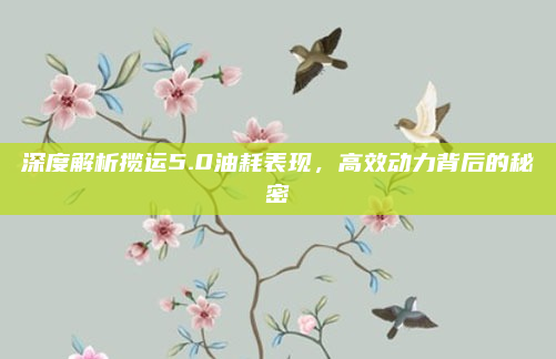 深度解析揽运5.0油耗表现，高效动力背后的秘密