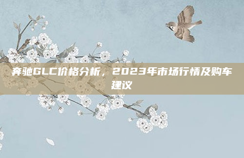 奔驰GLC价格分析，2023年市场行情及购车建议