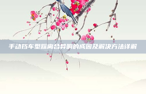 手动挡车型踩离合异响的成因及解决方法详解