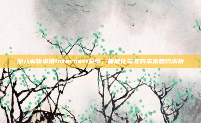 深入解析本田Internavi系统,智能化驾驶的未来趋势解析