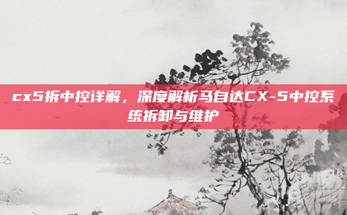 cx5拆中控详解，深度解析马自达CX-5中控系统拆卸与维护