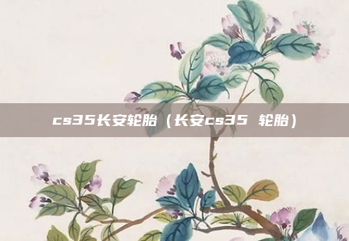 cs35长安轮胎（长安cs35 轮胎）