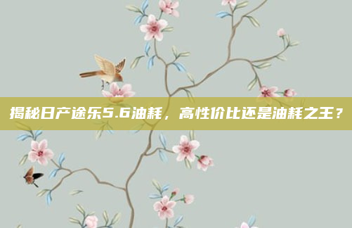 揭秘日产途乐5.6油耗,高性价比还是油耗之王?