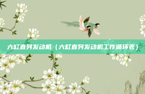 六缸直列发动机（六缸直列发动机工作循环表）