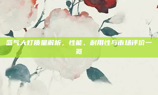 氙气大灯质量解析,性能、耐用性与市场评价一览