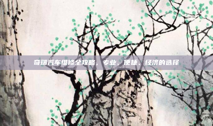 奇瑞汽车维修全攻略,专业、便捷、经济的选择