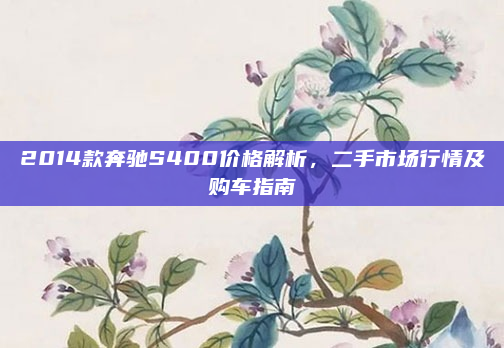 2014款奔驰S400价格解析，二手市场行情及购车指南