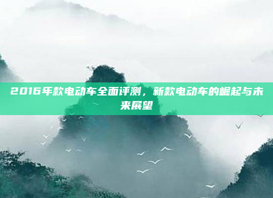 2016年款电动车全面评测，新款电动车的崛起与未来展望