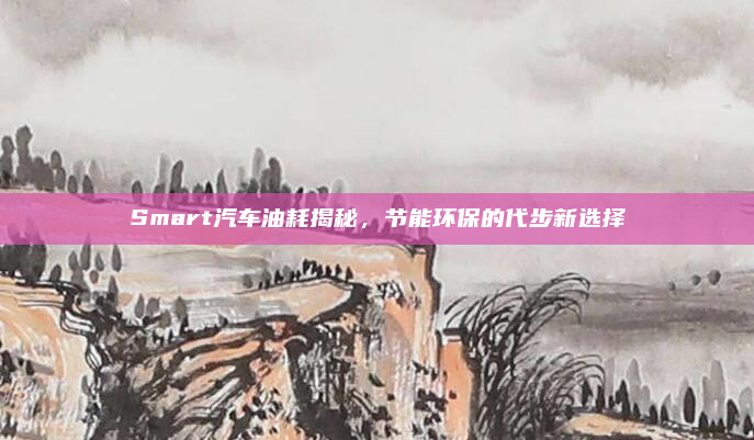 Smart汽车油耗揭秘，节能环保的代步新选择