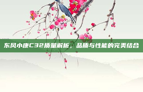 东风小康C32质量解析，品质与性能的完美结合