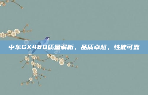 中东GX460质量解析,品质卓越,性能可靠