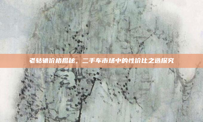 老轱辘价格揭秘,二手车市场中的性价比之选探究