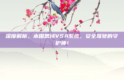 深度解析,本田思域VSA系统,安全驾驶的守护神!