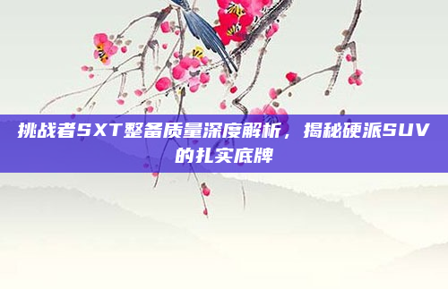 挑战者SXT整备质量深度解析，揭秘硬派SUV的扎实底牌